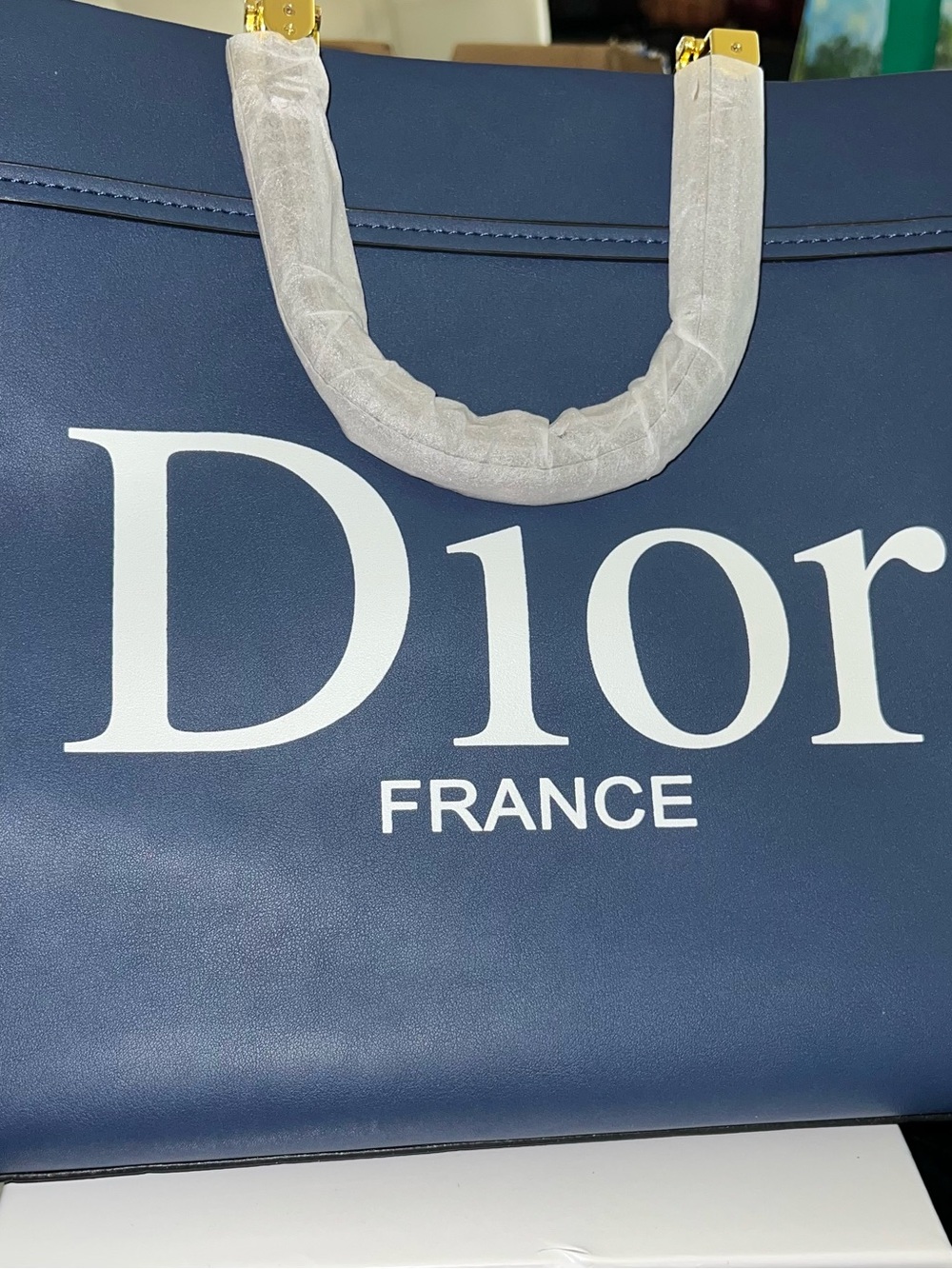 Navy Tote Bag